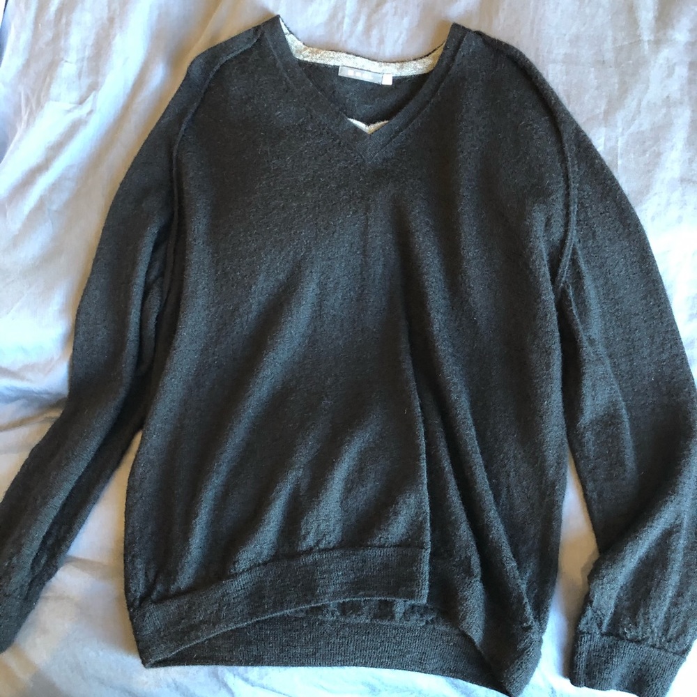 Premium Baby Alpaca V Neck Pullover